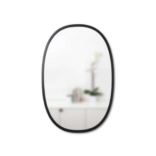 UMBRA lustro wiszące HUB OVAL 24x36 -czarne