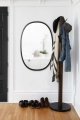 UMBRA lustro wiszące HUB OVAL 24x36 -czarne