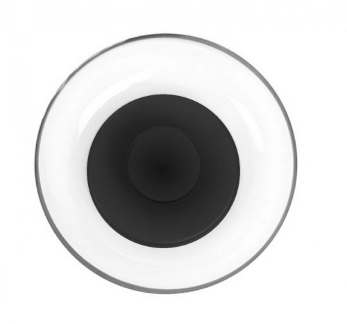 Lampa ścienna DISCO LED czarna 23 cm