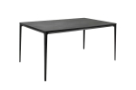 Stół SLIM 140x80 czarny - ceramiczny      marmur, aluminium