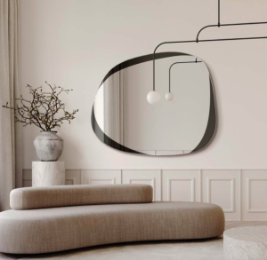 Dekoracyjne lustro Isle Wide nieregularne nowoczesne