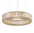 Lampa wisząca CRISTAL LED złota 60 cm