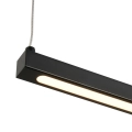 Lampa wisząca BEAM-80 LED - czarna oprawa liniowa 4000K