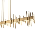 Lampa wisząca ARCHITETTO 130 cm -  LED, złota dekoracyjna listwa