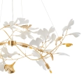Lampa wisząca BOTANIKA GOLD 100 cm - złota, G9, regulowana, designerska