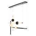 Pendant lamp O-LINE L-4 LED black 110 cm