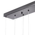 Pendant lamp O-LINE L-4 LED black 110 cm