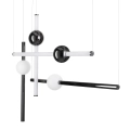 Pendant lamp O-LINE L-4 LED black 110 cm