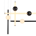 Pendant lamp O-LINE L-4 LED black 110 cm