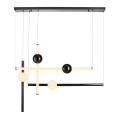 Pendant lamp O-LINE L-4 LED black 110 cm