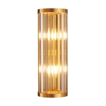 Lampa ścienna EXELLENT kryształowa złota 45 cm