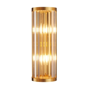 Lampa ścienna EXELLENT kryształowa złota 45 cm