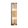 Lampa ścienna EXELLENT kryształowa złota 45 cm