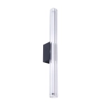 Lampa ścienna VERTI 50 cm -  LED, kinkiet liniowy, transparentny