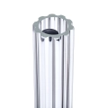 Lampa ścienna VERTI 40 cm - LED, transparentna tuba
