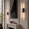 Lampa ścienna VERTI 40 cm - LED, transparentna tuba