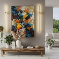 Lampa ścienna SPARO 120 cm złoty połysk