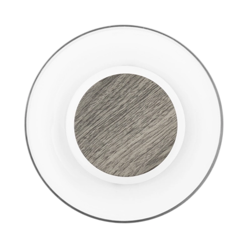 Lampa ścienna DONUT 18 – LED, szkło transparentne, brąz orzechowy