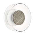 Lampa ścienna DONUT 18 – LED, szkło transparentne, brąz orzechowy-onelovedesign