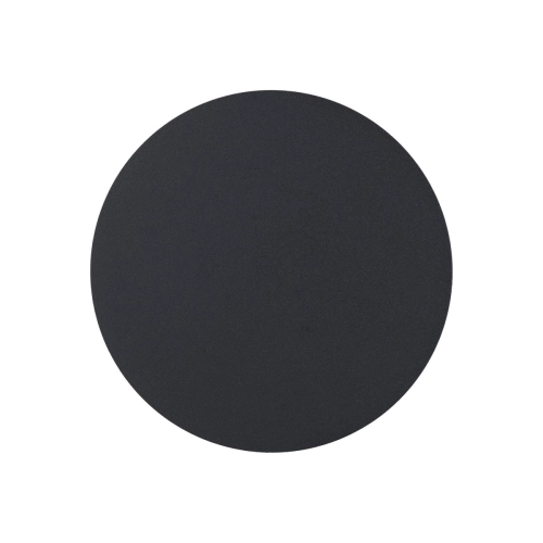 Lampa ścienna NYX 15 cm - LED okrągła, metalowa, czarna