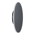 Lampa ścienna NYX 25 cm - LED okrągła, metalowa, czarna