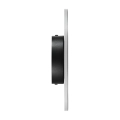 Lampa ścienna NYX 25 cm - LED okrągła, metalowa, czarna