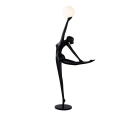 Lampa podłogowa WOMAN BALLERINA czarna 210 cm