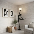 Lampa podłogowa WOMAN BALLERINA czarna 210 cm