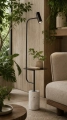 Lampa-podlogowa-ze-stolikiem-VINCENT czarn-onelovedesign-biophilicdesig