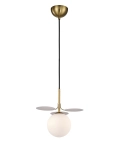 Lampa wisząca CHIC-1 biało złota, 20 cm