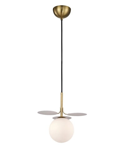 Lampa wisząca CHIC-1 biało złota, 20 cm