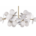 Lampa wisząca CHIC-6, biało złota 90 cm