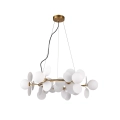 Lampa wisząca CHIC-9, biało złota 75 cm