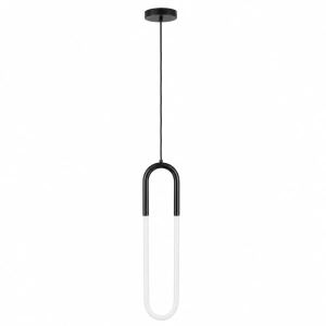 Lampa wisząca U-SHAPE pionowa czarna 60 cm