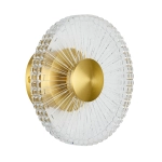 Lampa ścienna SUNBLAST - kinkiet LED 20 cm, złoty