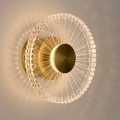 Lampa ścienna SUNBLAST - kinkiet LED 20 cm, złoty