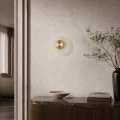 Lampa ścienna SUNBLAST - kinkiet LED 20 cm, złoty