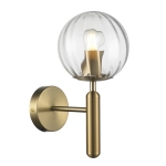 Lampa ścienna PALLA złota 15 cm