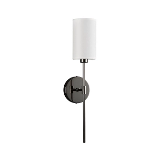Lampa ścienna DARLING 53 cm- czarny kinkiet z abażurem