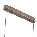 Lampa wisząca NAMI LINE 143 cm - LED, szary szczotkowany, falista forma
