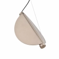 Lampa wisząca NAMI-6 – kaskadowa ledowa, szary szczotkowany 240 cm