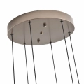 Lampa wisząca NAMI-6 – kaskadowa ledowa, szary szczotkowany 240 cm
