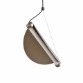 Lampa wisząca NAMI-6 – kaskadowa ledowa, szary szczotkowany 240 cm