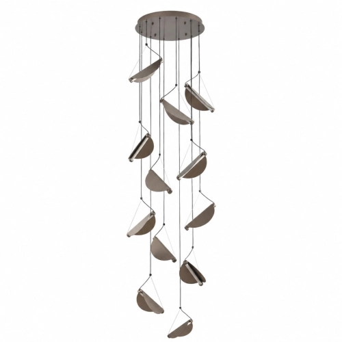 Lampa wisząca NAMI-12 kaskadowa LED do wysokich pomieszczeń 340 cm