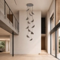 Lampa wisząca NAMI-12 kaskadowa LED do wysokich pomieszczeń 340 cm