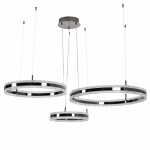 Lampa wisząca ARKADIA LED Trio 40/60/80 cm – tytan