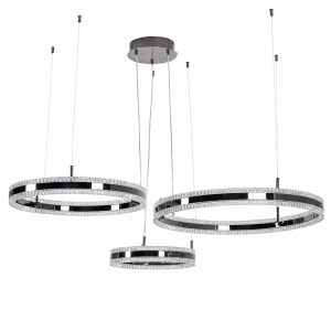 Lampa wisząca ARKADIA LED Trio 40/60/80 cm – tytan