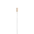 Lampa wisząca MODERNO  80 cm -kremowa z białymi kloszami