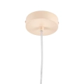 Lampa wisząca MODERNO  80 cm -kremowa z białymi kloszami