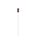 Lampa wisząca MODERNO  80 cm - burgundowa z białymi kloszami